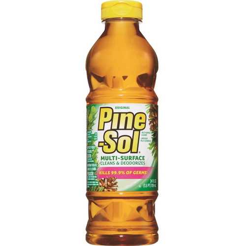 Pine-Sol 4129497326 Original All-Purpose Cleaner, 24 oz Bottle, Liquid, Pine, Amber