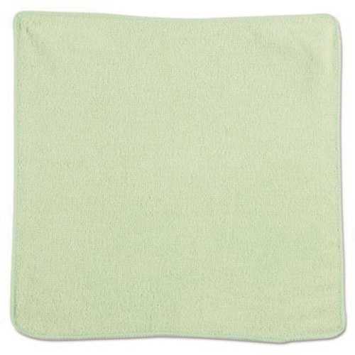 Rubbermaid 1820578 12 in. x 12 in. Light Commercial Green Microfiber Cloth