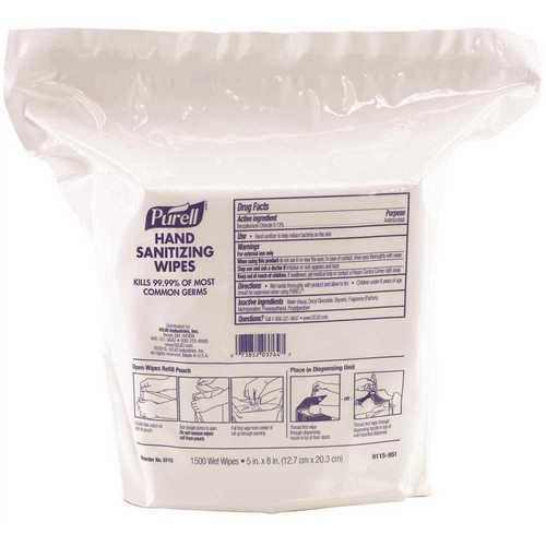 PURELL 9115-02 WIPES SANITIZING - pack of 2