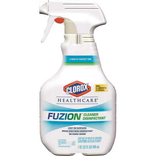 CLOROX 31478 32 oz. Healthcare Fuzion Cleaner Disinfectant Spray (9 Bottles per Case)