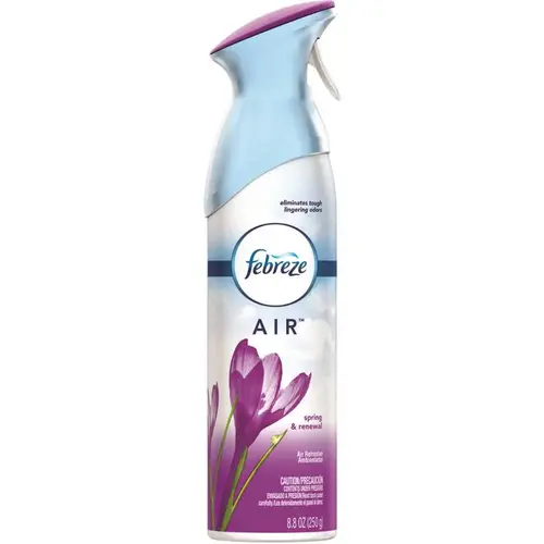 FEBREZE 003700096254 Air 8.8 oz. Spring and Renewal Scent Air Freshener Spray Clear