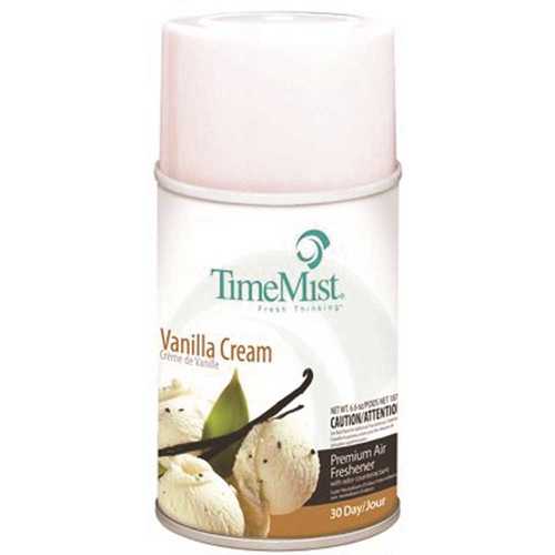 TimeMist 33-4726TMCAPT Premium 5.3 oz. Vanilla Cream Meter Refill