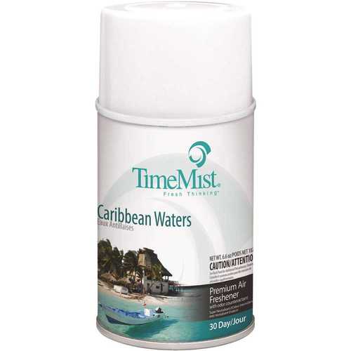 TimeMist 33-5324TMCAPT Premium 5.3 oz. Caribbean Waters Meter Refill
