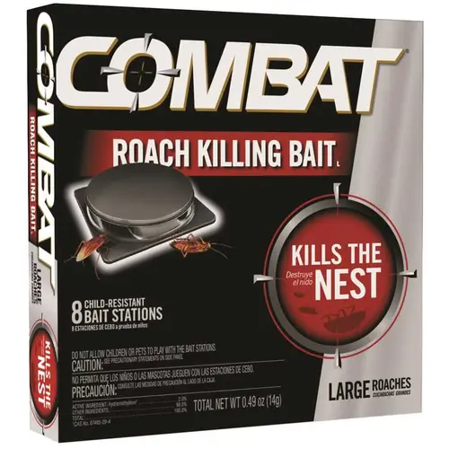 DIAL 023400419135 Combat Roach Killing Bait for Large Roaches Brown