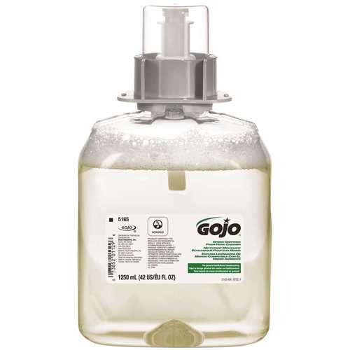 GOJO 5165-03 Green Certified 1250 ml Foam Hand Cleaner Clear