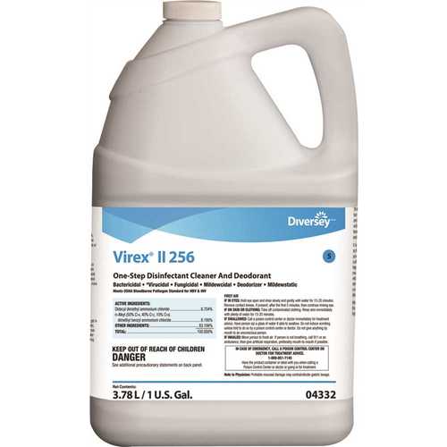 VIREX 04332 II 256 1 Gal. Germicidal Disinfectant Cleaner