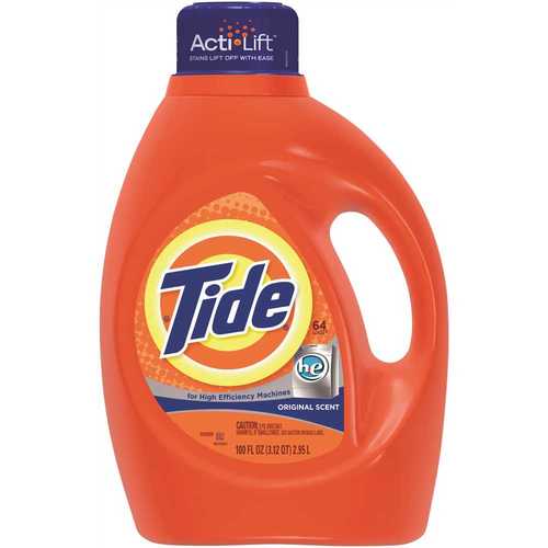 TIDE 003700008886 100 oz. Original Scent HE Liquid Laundry Detergent (64 Load)