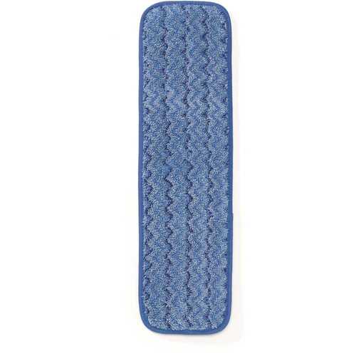 HYGEN 18 in. Microfiber Wet Mop Pad Refill Blue