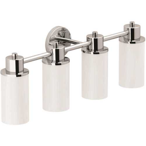 Iso Quadruple Globe Bath Light Bright Chrome Finish