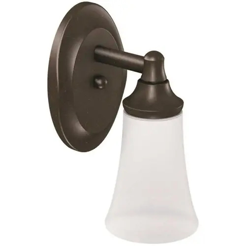 Eva Single Globe Bath Light Oil Rubbed Bronze Finish