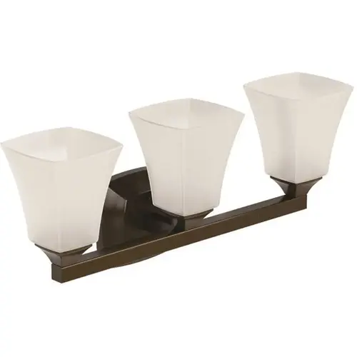 Voss Triple Globe Bath Light Oil Rubbed Bronze Finish