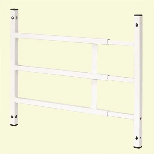 15-3/4 in. x 23-1/2 in. x 15-1/2 in. Hardened Steel White Painted Finish Child Fall Window Guard