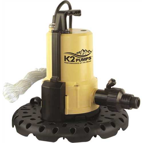 K2 pumps UTA02502APK 0.25 HP Automatic Pool Cover Utility Pump