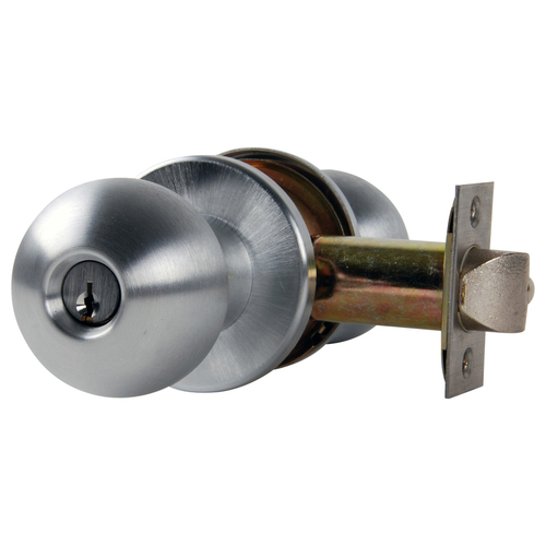 Lock Cylindrical Lock Satin Chrome