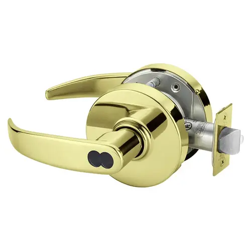 Cylindrical Lock Bright Brass