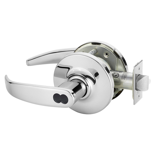 Cylindrical Lock Bright Chrome