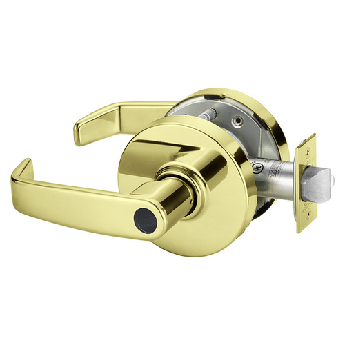 Cylindrical Lock Bright Brass