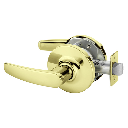 Cylindrical Lock Bright Brass