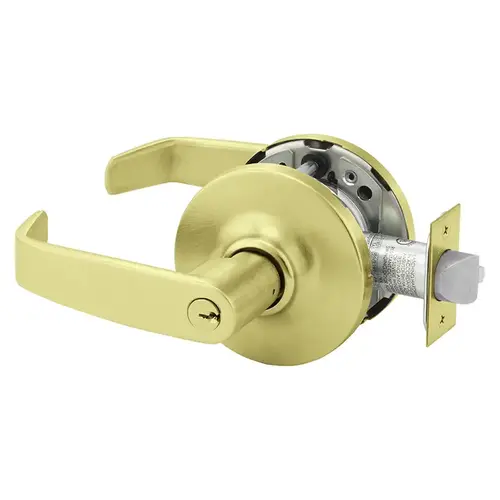 60RX-10XG70 GL 4 Electrified Cylindrical Lock Satin Brass