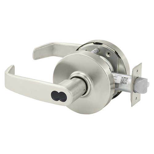 Cylindrical Lock Satin Nickel Plated Clear Coated