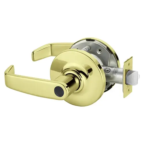 Cylindrical Lock Bright Brass