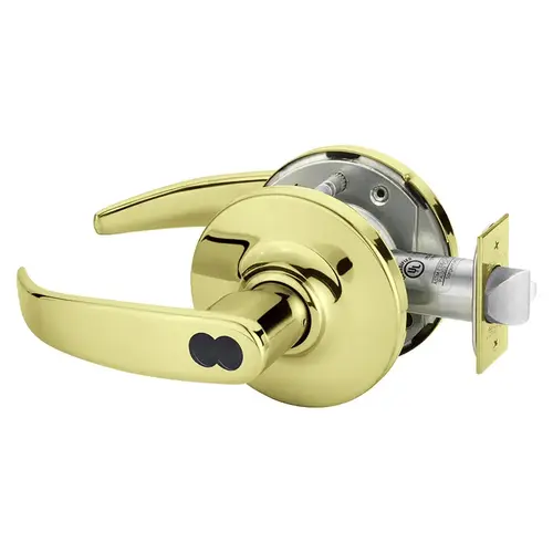 Cylindrical Lock Bright Brass