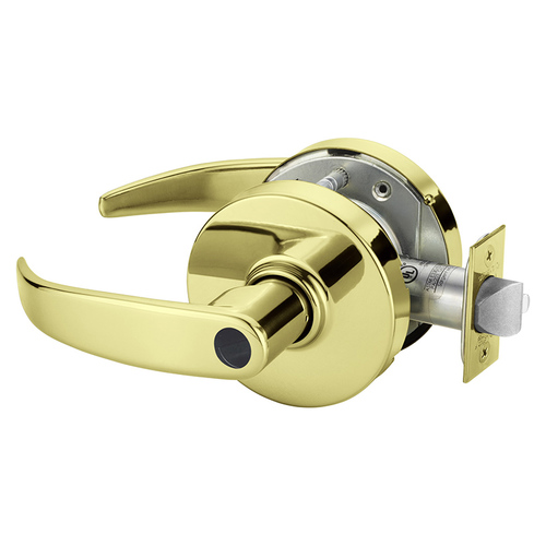 Cylindrical Lock Bright Brass