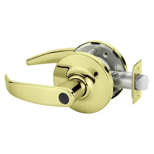 Cylindrical Lock Bright Brass