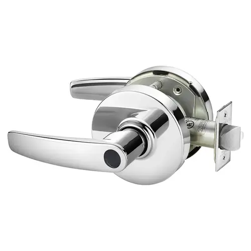 Cylindrical Lock Bright Chrome