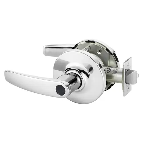 Cylindrical Lock Bright Chrome