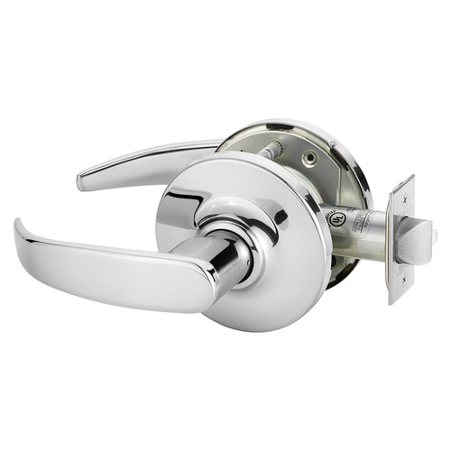 Cylindrical Lock Bright Chrome