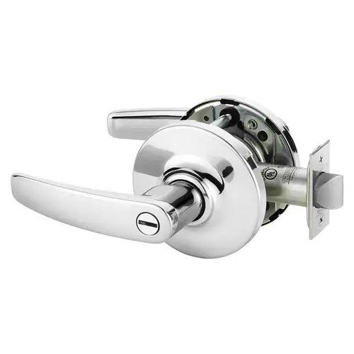 Cylindrical Lock Bright Chrome