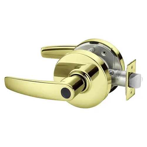 Cylindrical Lock Bright Brass