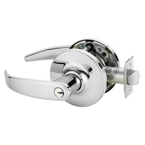 SC-10XG70 GP 26 Electrified Cylindrical Lock Bright Chrome