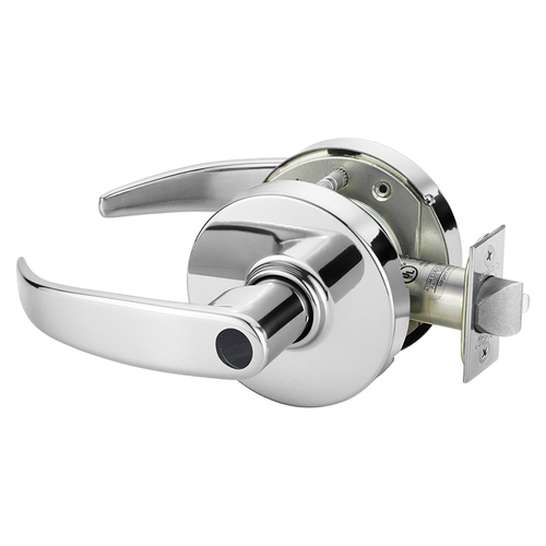 Cylindrical Lock Bright Chrome