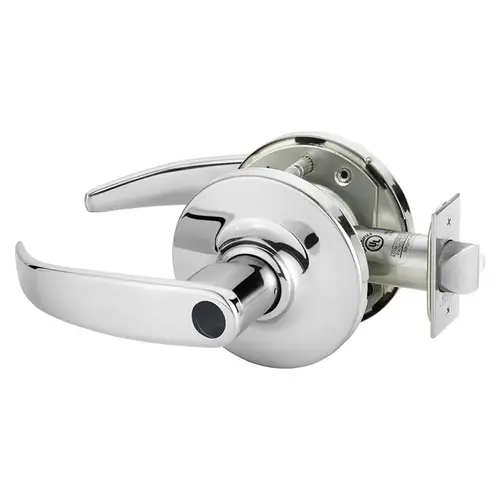 Cylindrical Lock Bright Chrome