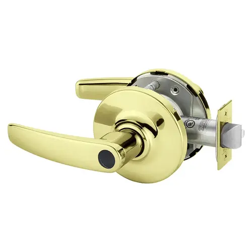 Cylindrical Lock Bright Brass