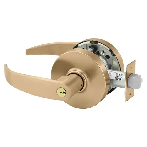 25-10XG70 LP 10 Electrified Cylindrical Lock Satin Bronze