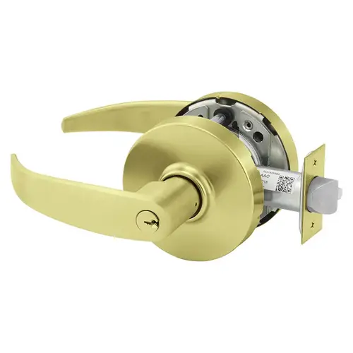 60-10XG71 LP 4 Electrified Cylindrical Lock Satin Brass