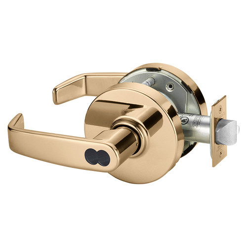 Cylindrical Lock Bright Bronze