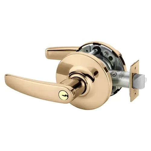 2370-10XG71 GB 9 Electrified Cylindrical Lock Bright Bronze Clear Coated