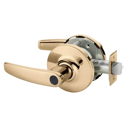 Cylindrical Lock Bright Bronze Clear Coated