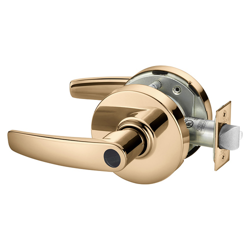 Cylindrical Lock Bright Bronze Clear Coated