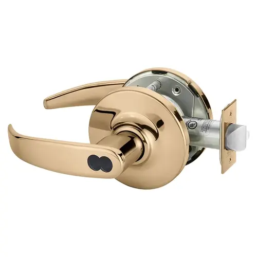 Cylindrical Lock Bright Bronze Plated Clear Coated