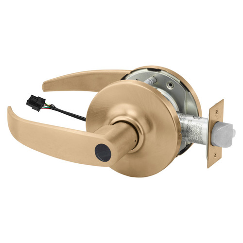 Electric Cylindrical Lock Satin Bronze Clear Coated