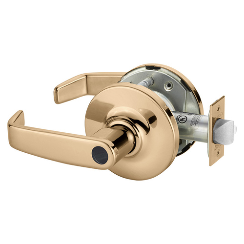 Cylindrical Lock Bright Bronze