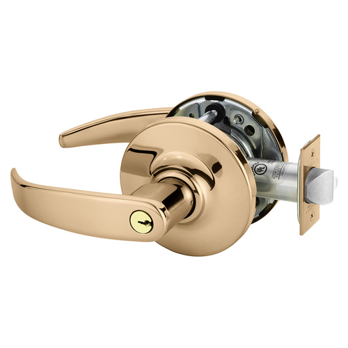 Cylindrical Lock Bright Bronze