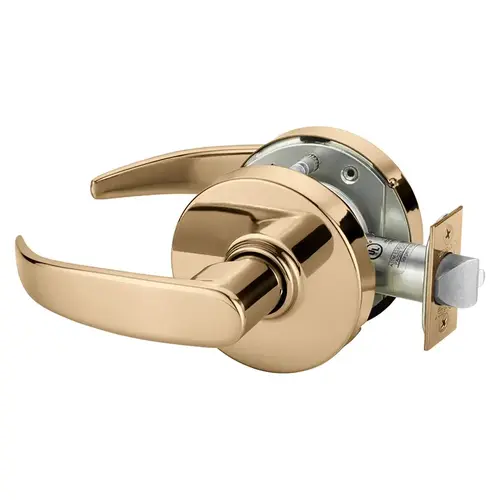 Cylindrical Lock Bright Bronze