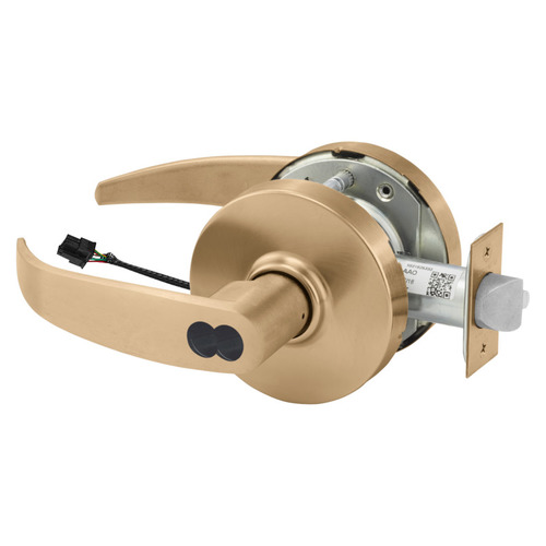 Electric Cylindrical Lock Satin Bronze Clear Coated