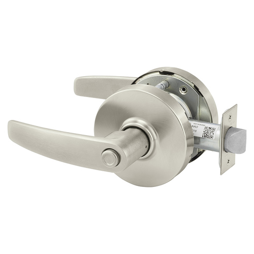 Cylindrical Lock Satin Nickel Plated Clear Coated